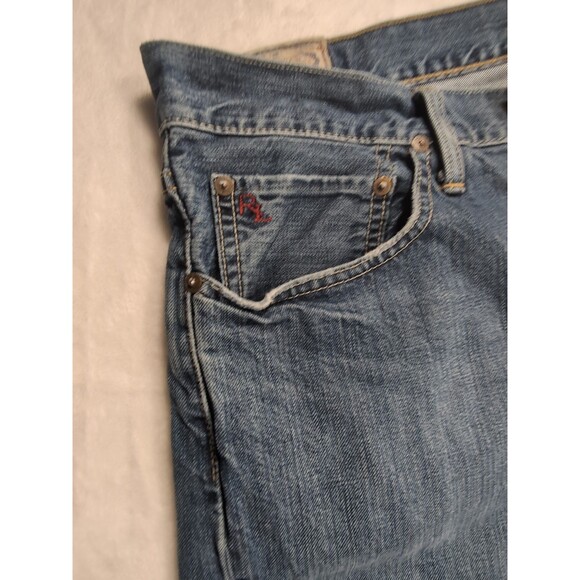 Polo Ralph Lauren Jeans Authentic Dungarees 100% Cotton Denim Mens 36Tx36 - Picture 8 of 16